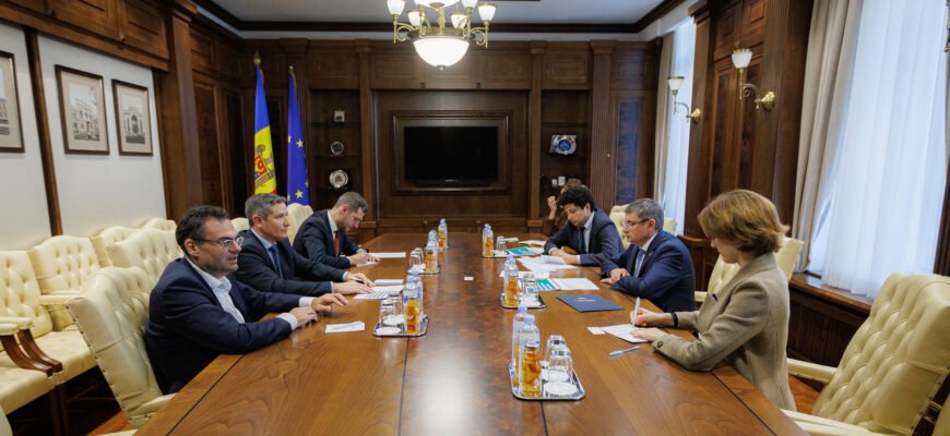 Președintele Parlamentului a discutat cu reprezentanții companiei portugheze „Greenvolt”, care urmează să construiască un parc eolian în Republica Moldova