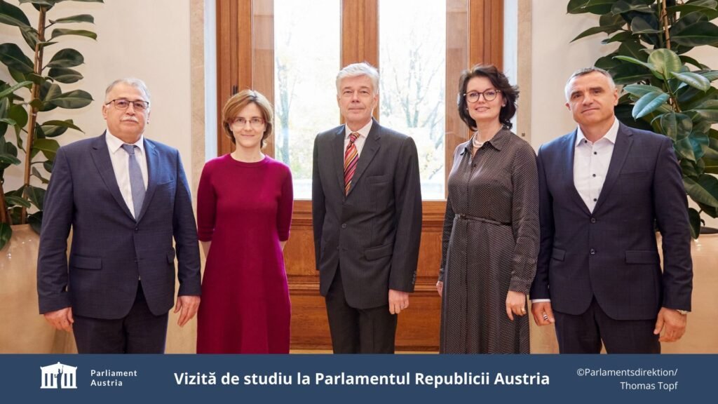 Schimb de bune practici între secretariatele parlamentelor din Republica Moldova și Republica Austria. Un grup de funcționari au efectuat o vizită de studiu la Viena