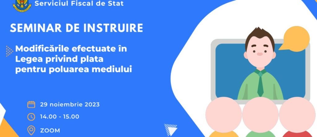 SFS va organiza un seminar aferent modificărilor efectuate în Legea privind plata pentru poluarea mediului