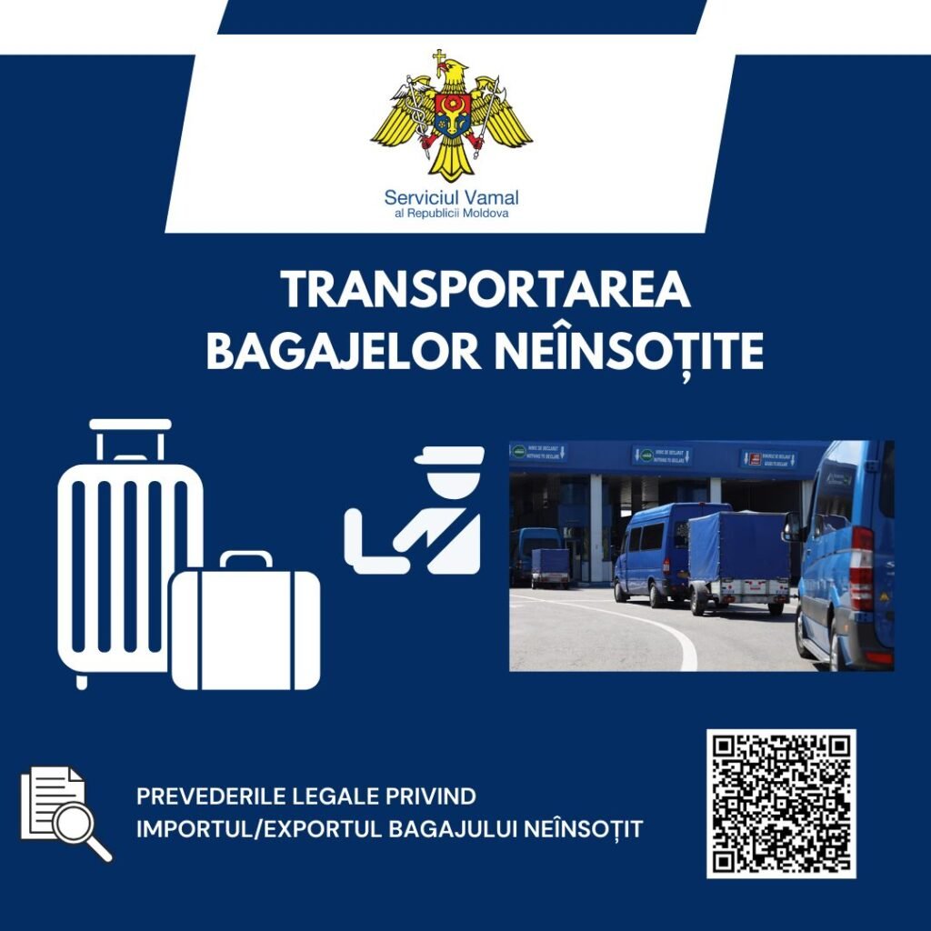 Serviciul Vamal amintește condițiile de transportare a coletelor și bagajelor neînsoțite 1 Serviciul Vamal amintește condițiile de transportare a coletelor și bagajelor neînsoțite