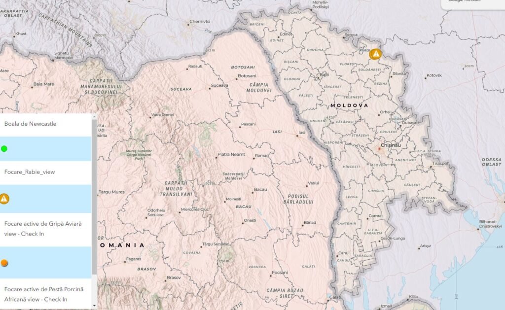 Agenția Națională pentru Siguranța Alimentelor prezintă situația epizootică din Republica Moldova și in regiune, în perioada 03.11.2023 – 16.11.2023.