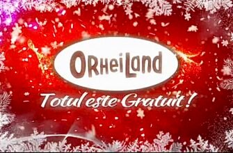 FOTO// Pe 23 decembrie, la OrheiLand va fi dat startul sărbătorilor de iarnă: ”Totul este gratuit”