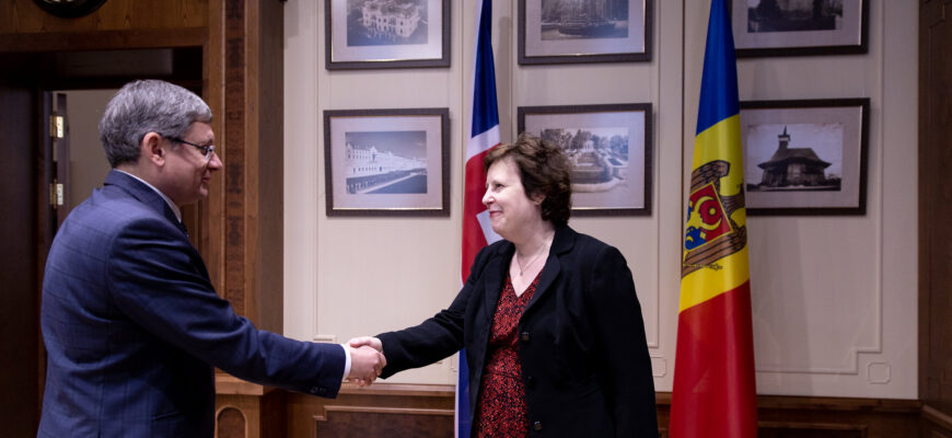 a discutat cu noua ambasadoare a marii britanii