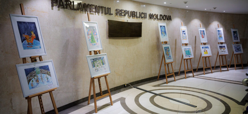 desenele elevilor scolii de arte din localitatea cosnita