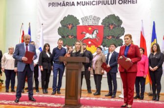 FOTO// Primarul municipiului Orhei, Tatiana Cociu, și consilierii din fracțiunea “Pentru Orhei” au prezentat planurile de dezvoltare a municipiului Orhei