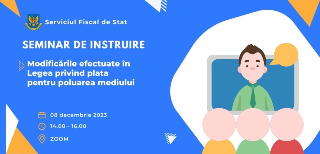 Seminar aferent modificărilor efectuate în Legea privind plata pentru poluarea mediului 1 Seminar aferent modificărilor efectuate în Legea privind plata pentru poluarea mediului