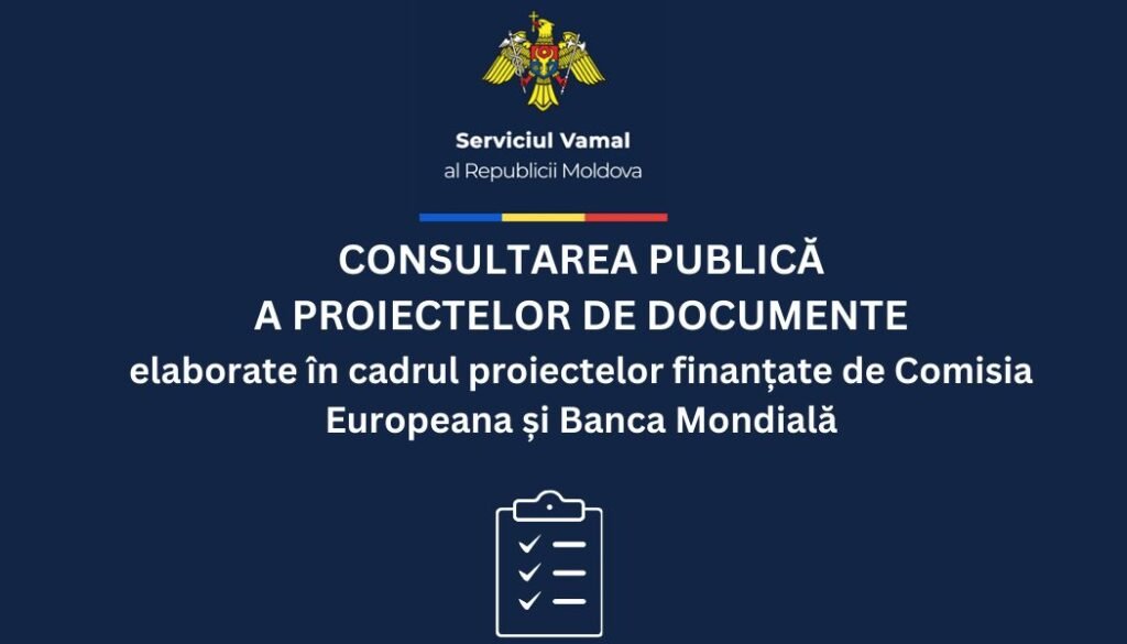 Anunț de consultare publică a proiectelor de documente