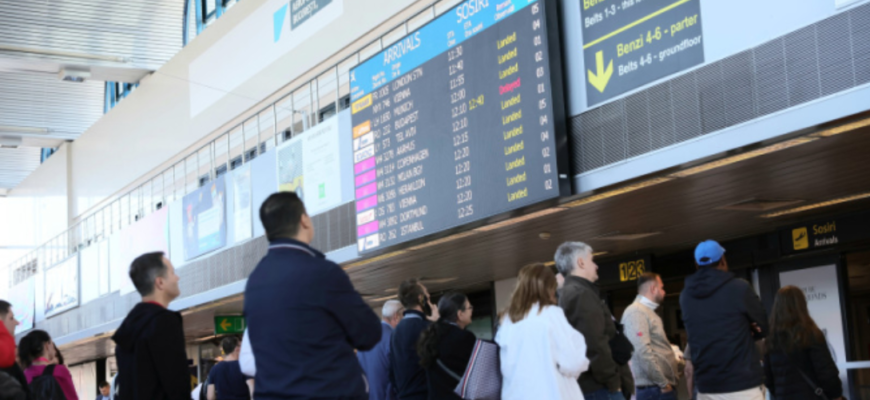 panica intr un avion tarom