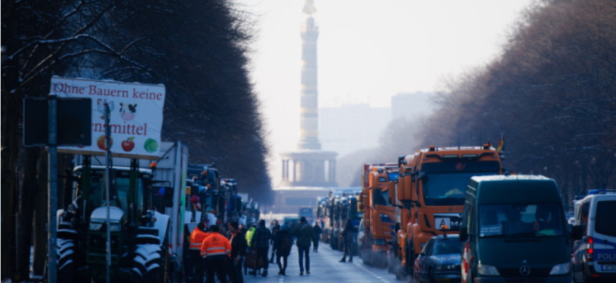protest al fermierilor