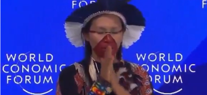 ritual samanic la forumul de la davos