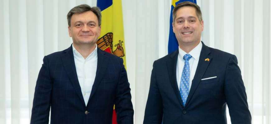 dorin recean in discutii cu oficialul american