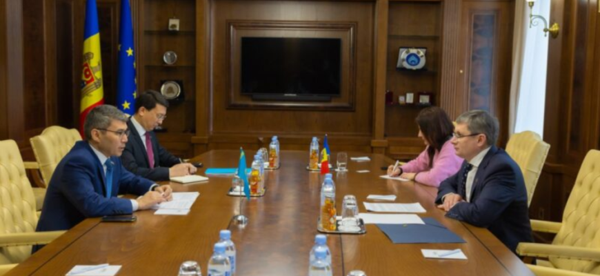 igor grosu la intrevederea cu ambasadorul republicii kazahstan