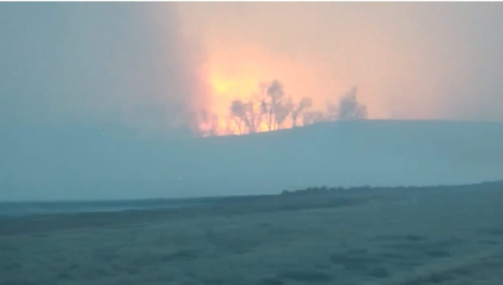 Al doilea cel mai mare incendiu din istoria Texasului. Peste 350000 de hectare au fost devastate de flăcări