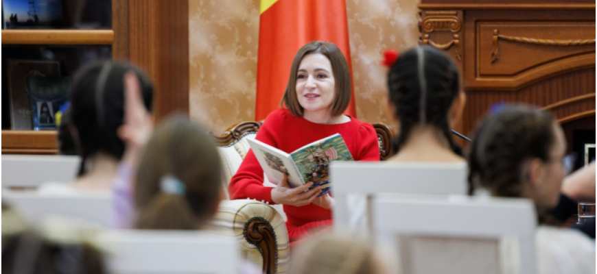 maia sandu de ziua nationala a lecturii