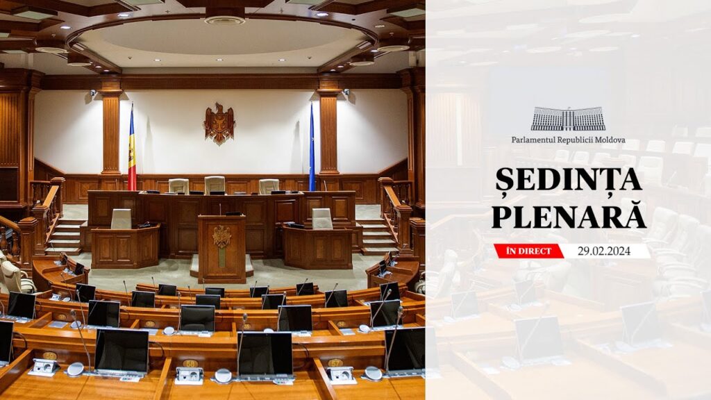 sedinta plenara a parlamentului