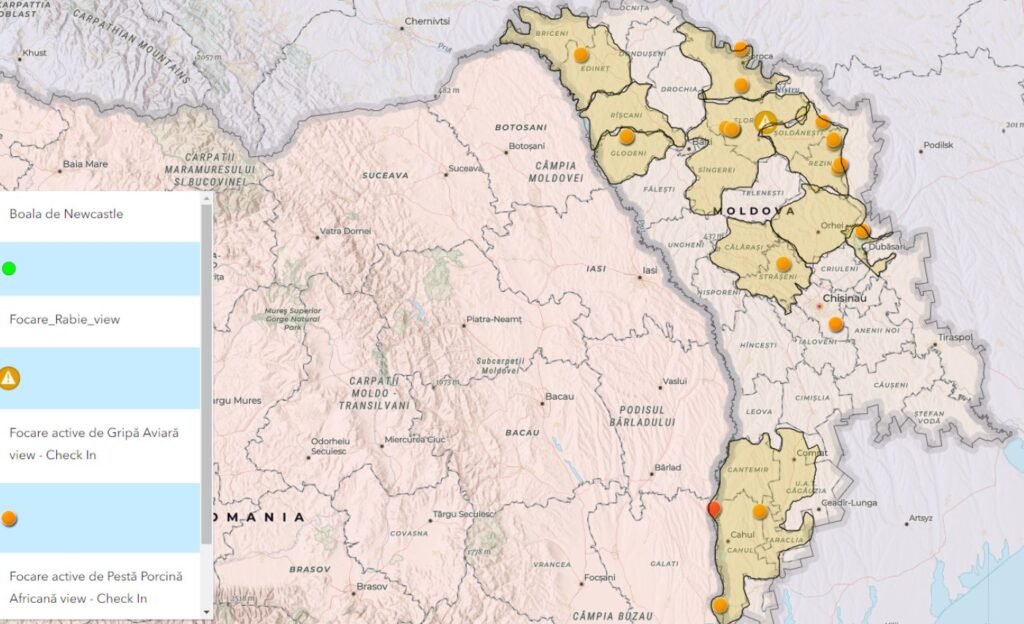 Pe teritoriul Republicii Moldova au fost înregistrate 4 focare de gripă aviară 2 Pe teritoriul Republicii Moldova au fost înregistrate 4 focare de gripă aviară
