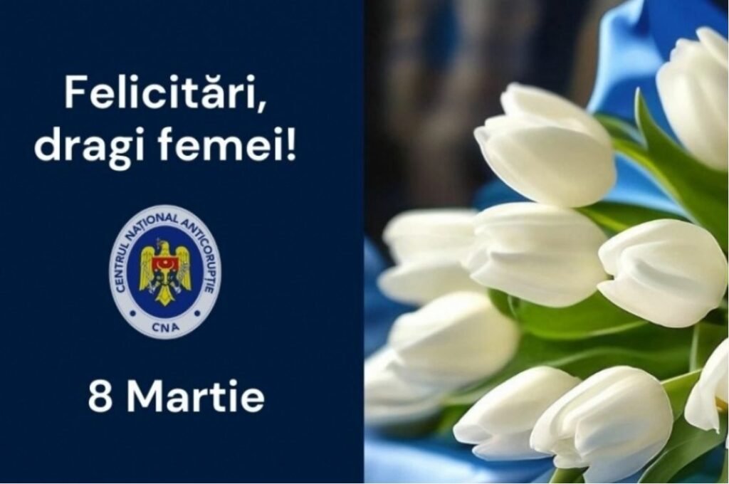 Mesajul de felicitare al directorului CNA, Alexandr Pînzari, cu ocazia Zilei Internaționale a Femeii - 8 Martie