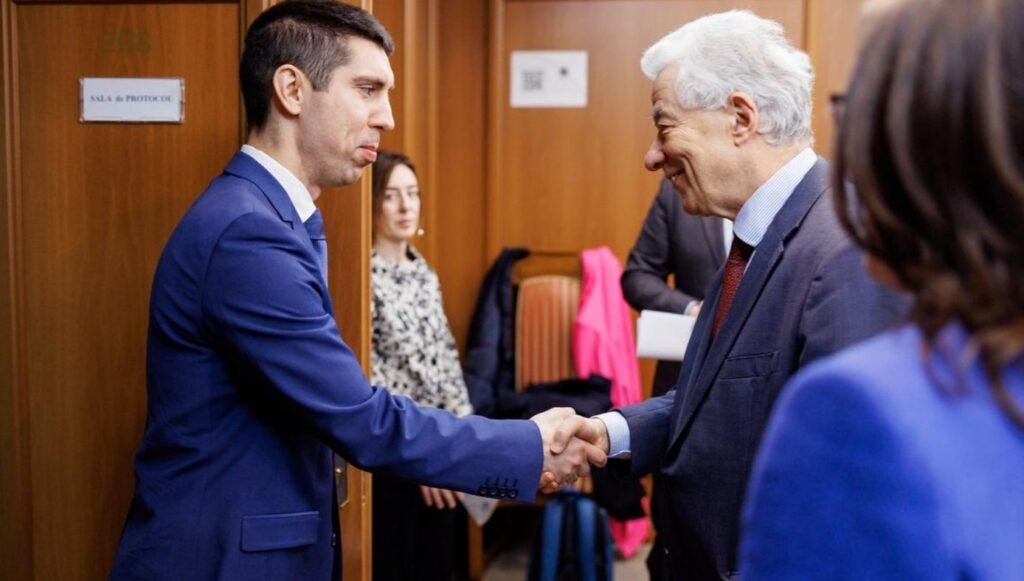 Ultimele evoluții pe dosarul transnistrean discutate de Mihai Popșoi cu reprezentantul special al Președinției în exercițiu a OSCE, ambasadorul Thomas Mayr-Harting