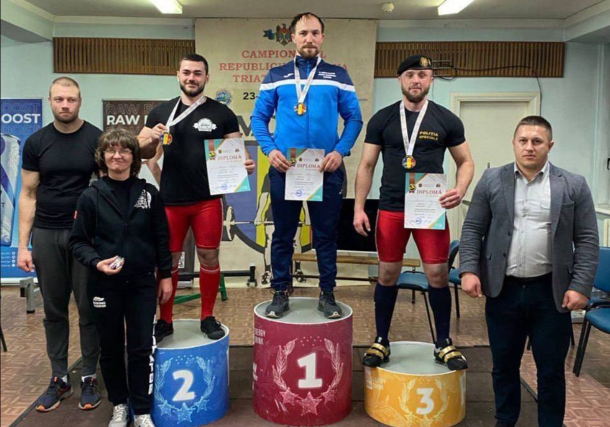 Polițiștii, pe primul loc la Campionatul Republicii Moldova la Triatlon Forță 2024