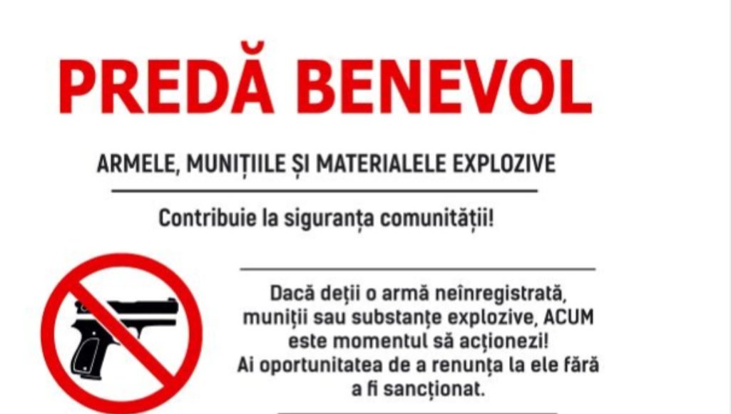 VIDEO// Inspectoratul General al Poliției lansează campania cu genericul “Siguranță prin Recensământul Armelor: Controlează, Raportează, Protejează”