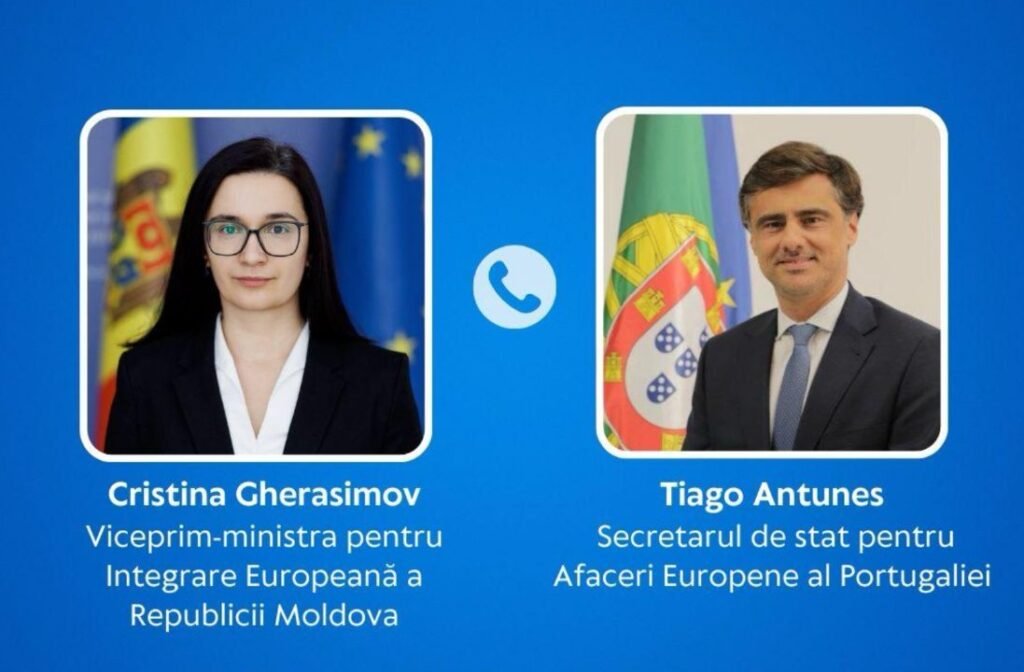Viceprim-ministra Cristina Gherasimov a avut o discuție telefonică cu secretarul de stat pentru Afaceri Europene al Portugaliei