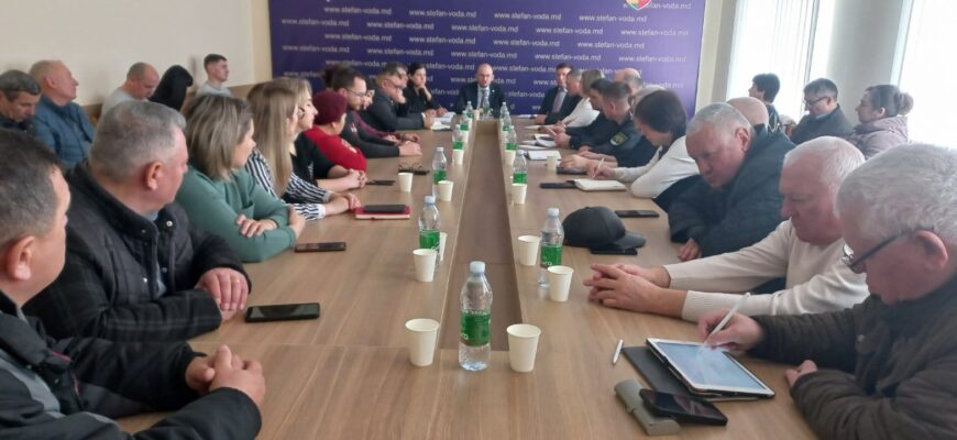 vizita de lucru in raionul stefan voda
