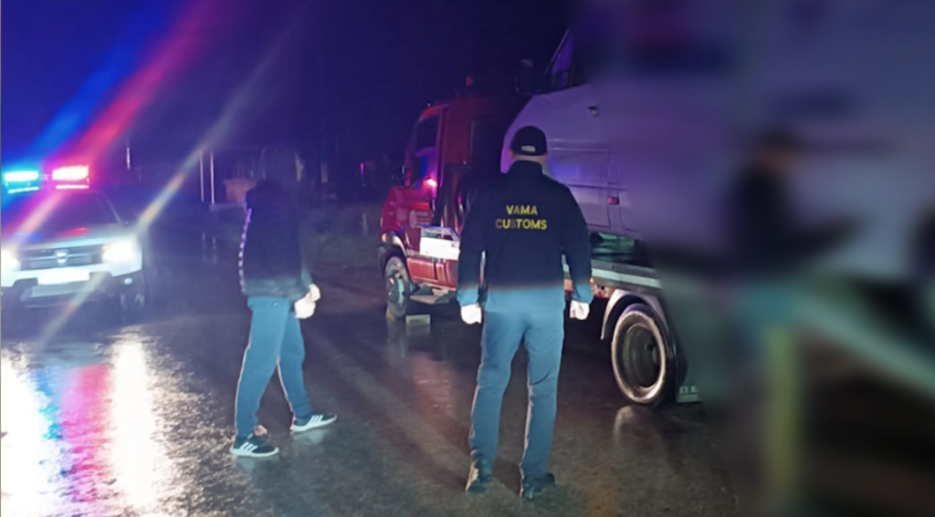 abandonat un lot comercial de marfuri