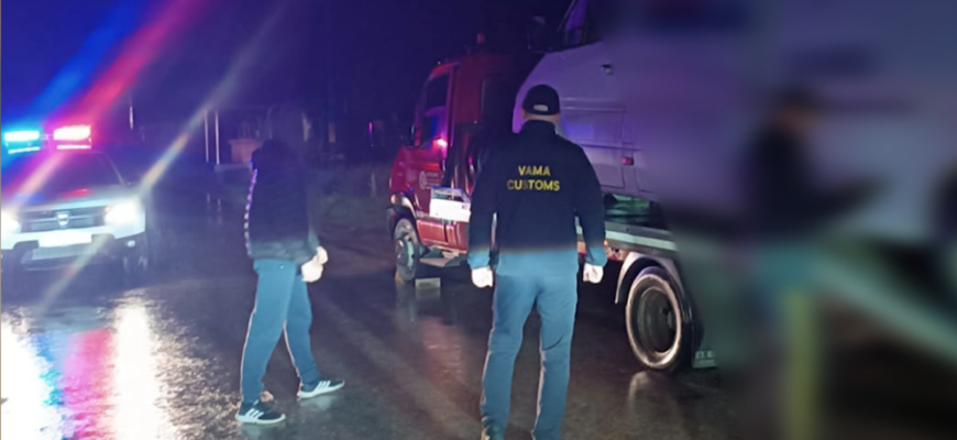 abandonat un lot comercial de marfuri