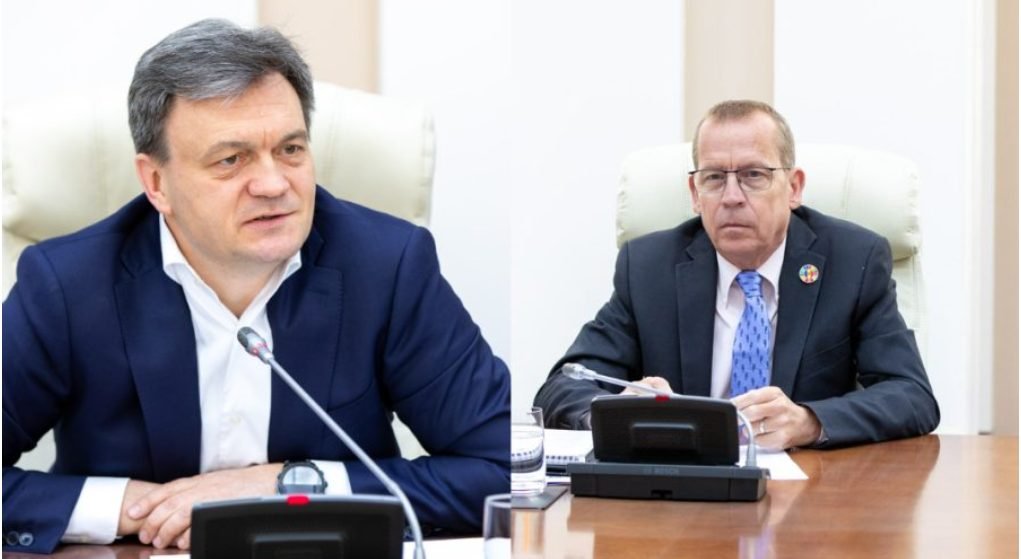 Realizările cadrului de cooperare ONU-Republica Moldova în 2023, discutate de Dorin Recean și Simon Springett 6 dorin recean si simon springett