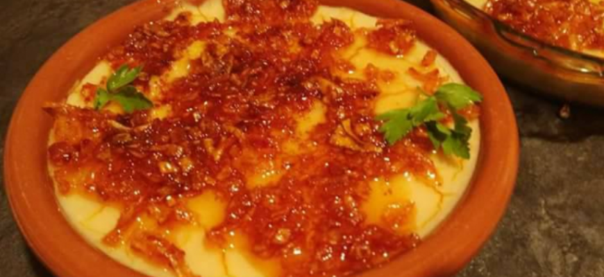 fasole batuta cu naut si usturoi copt