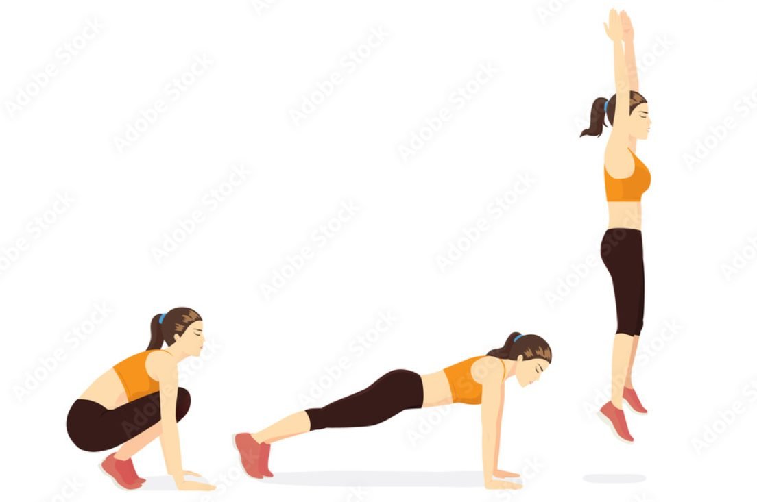 Exercițiile burpee sau flotările cu săritură. Tot ce trebuie să știi