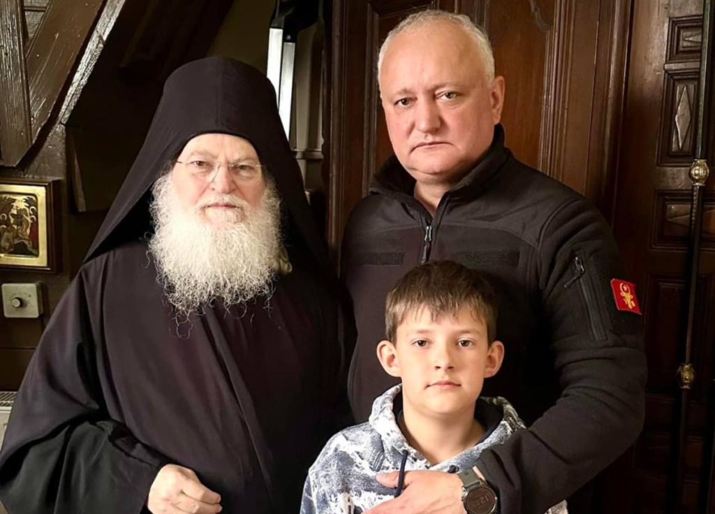 igor dodon se afla in aceste zile in grecia pe muntele athos