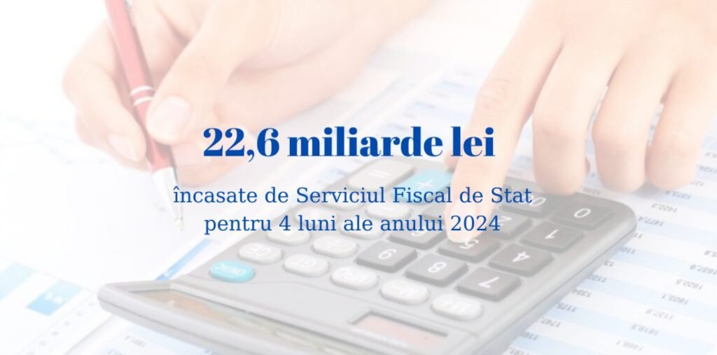 Încasările la Bugetul public național administrate de Serviciul Fiscal de Stat în creștere cu 10,4%