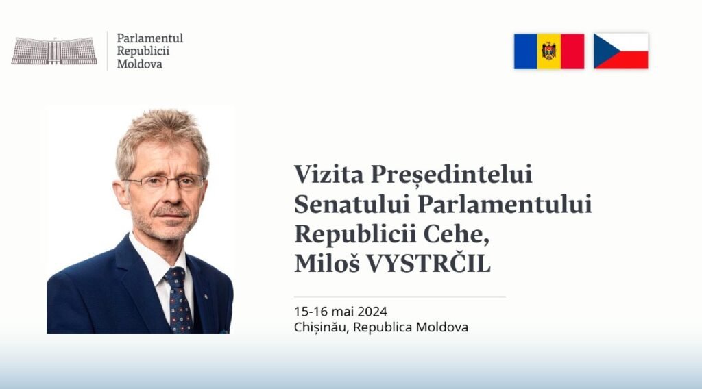 Președintele Senatului Cehiei va efectua o vizită în Republica Moldova 1 Președintele Senatului Cehiei va efectua o vizită în Republica Moldova