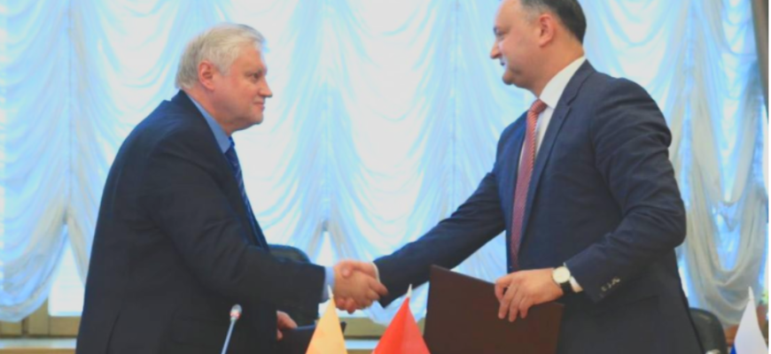igor dodon cu serghei mironov