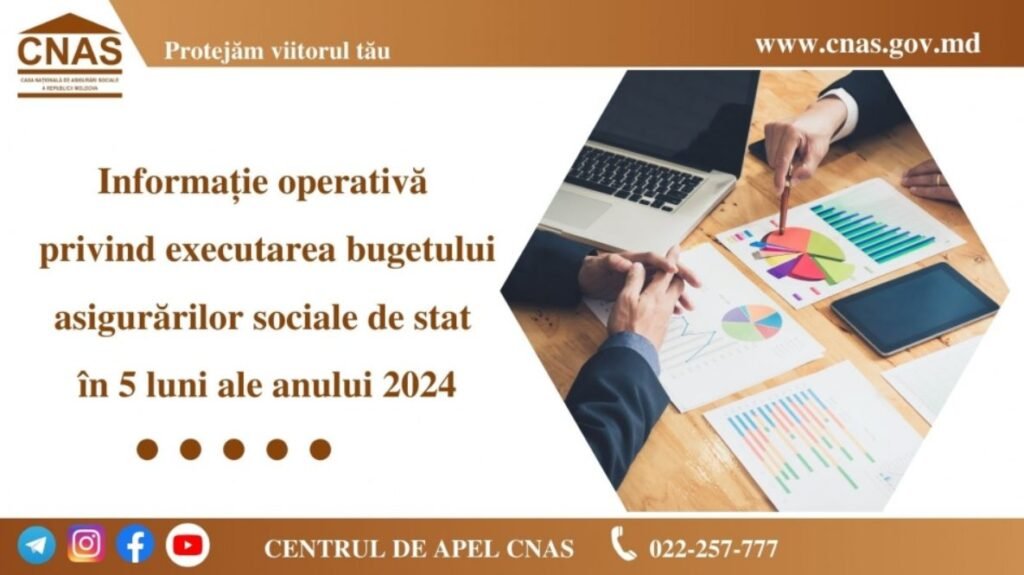 Informație operativă privind executarea bugetului asigurărilor sociale de stat în 5 luni ale anului 2024 1 Informație operativă privind executarea bugetului asigurărilor sociale de stat în 5 luni ale anului 2024