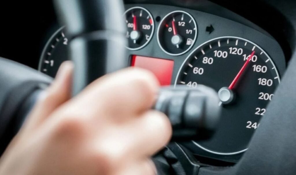 Cu BMW-ul prin sat cu 147 de km la oră. Un tânăr de 20 de ani riscă amendă