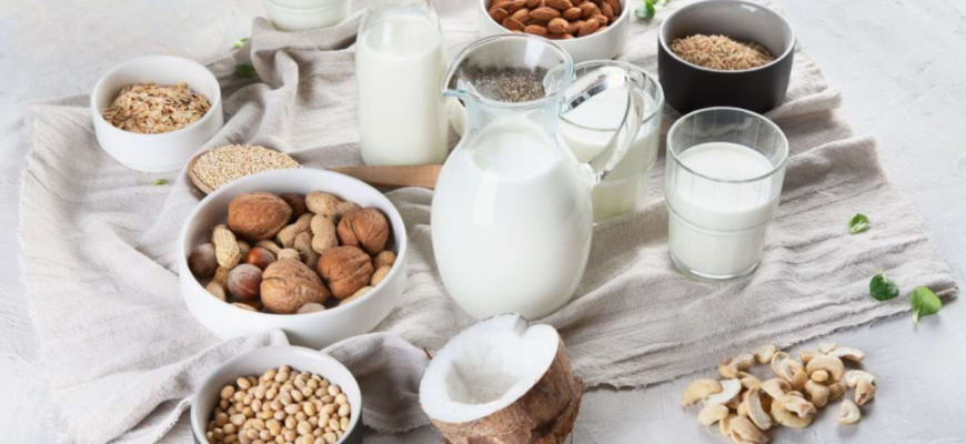 lapte animal si vegetal