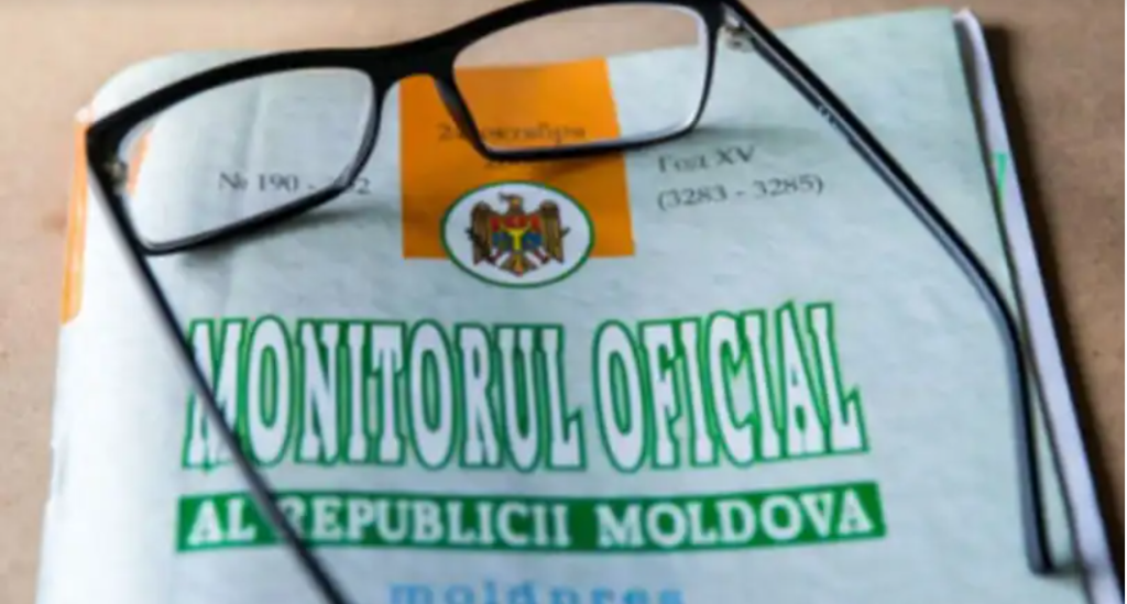 publicat in monitorul oficial