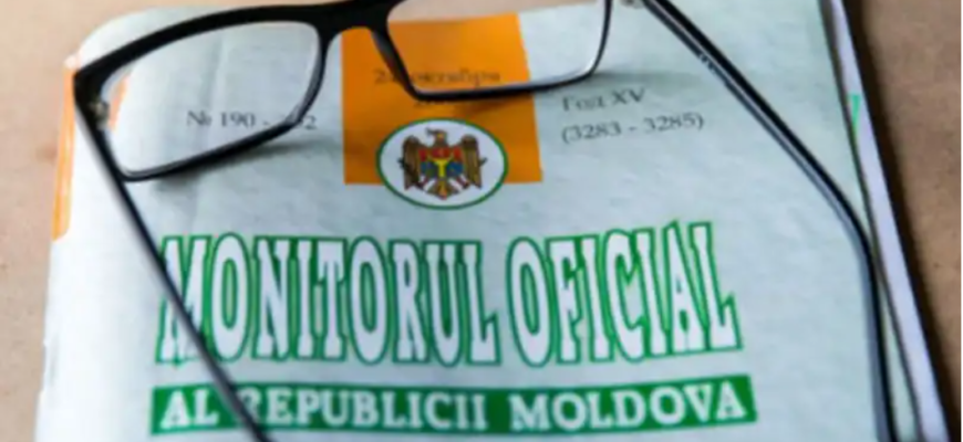 publicat in monitorul oficial