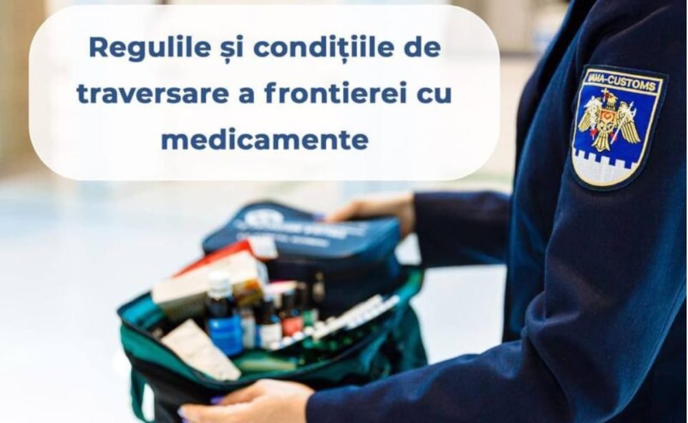 Serviciul Vamal reamintește regulile de traversare a frontierei cu medicamente