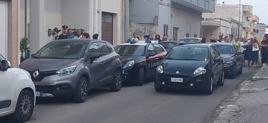 anziano morto castrignano dei greci