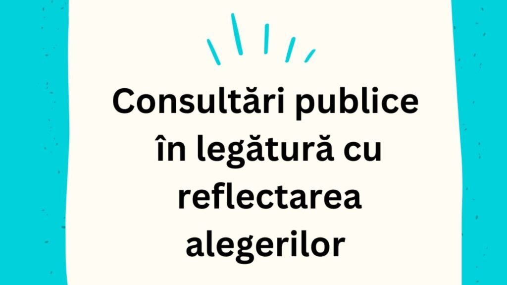 CEC anunță consultări publice în legătură cu reflectarea alegerilor 1 CEC anunță consultări publice în legătură cu reflectarea alegerilor