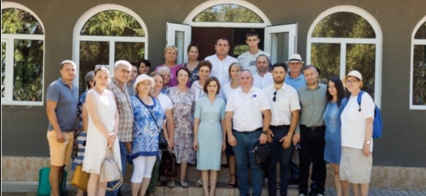 maia sandu la discutii