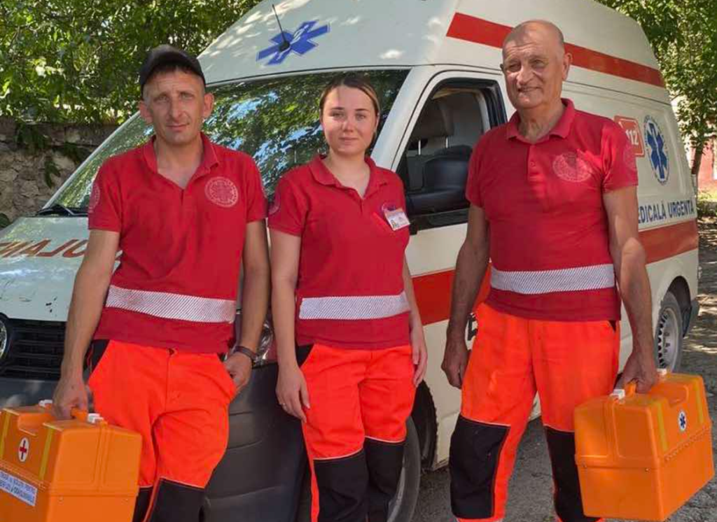 Lacrimi de fericire în ambulanță. Echipa SAMU Șoldănești a asistat o naștere 1 samu soldanesti