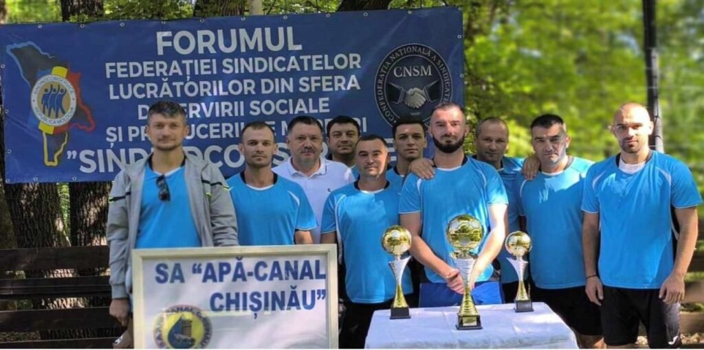 Echipa de mini-fotbal al S.A. ,,Apă-Canal Chişinău” a debutat la Forumul ,,Sindicomservice”