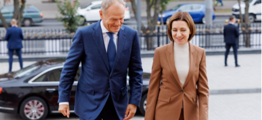 maia sandu cu donald tusk