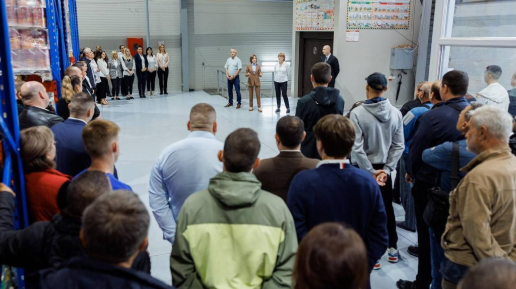 maia sandu in vizita la sapico