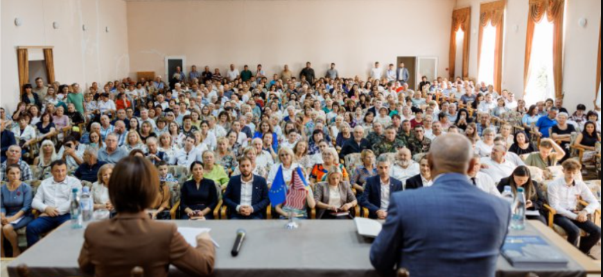 maia sandu la ialoveni