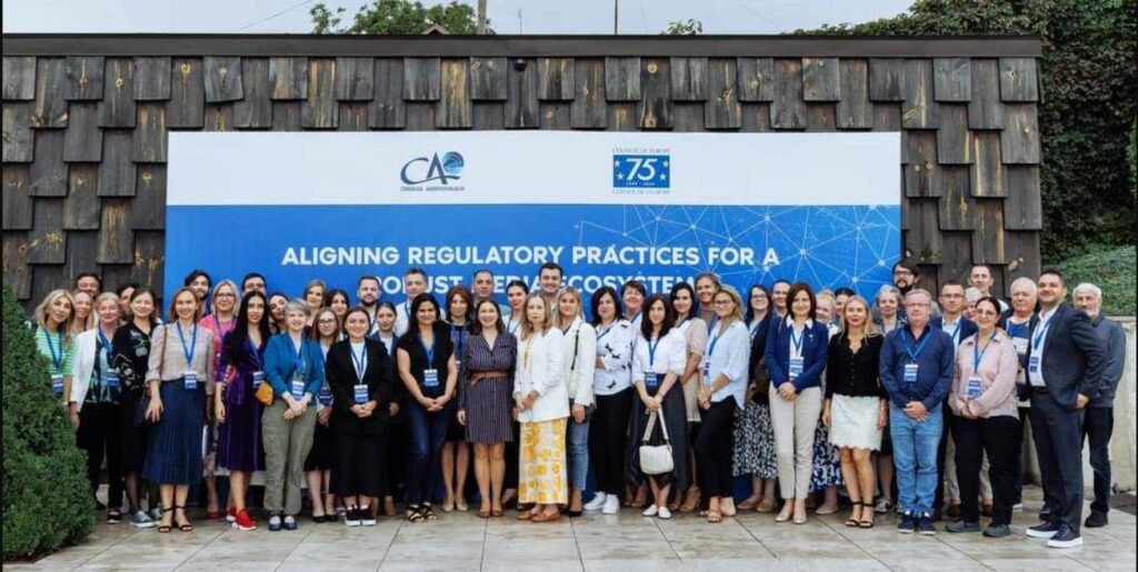 Zece autorități de reglementare a audiovizualului au discutat în Moldova despre pluralismul mass-media și libertatea de exprimare 1 Zece autorități de reglementare a audiovizualului au discutat în Moldova despre pluralismul mass-media și libertatea de exprimare